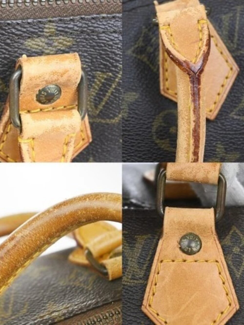 LOUIS VUITTON Speedy 40 Travel Hand Bag Monogram Leather Brown M41522 72MA515 - Picture 12 of 16